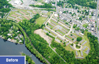 Aerial Photo of Overlook Park - Before